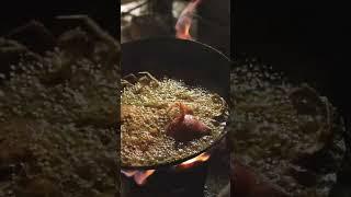 Village grandpa Cooking Deep Fried Crab Roast #streetfood  #shorts  #short  #youtubeshorts