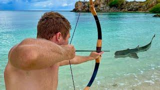 BOWFISHING - Hunting Sharks Catch n Cook