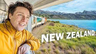 FIRST CLASS on a TRAIN in New Zealand