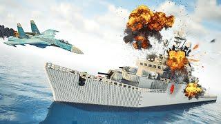 Planes attack Battleship | Teardown