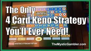 How To Win At 4 Card Keno With Mystic Gambler Smart Charts - Complete Tutorial