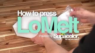 How to Press Lo Melt with a Manual Heat Press