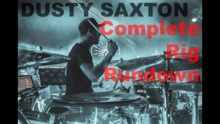 Rig Rundown (complete video) | Dusty Saxton 2020 tour kit | DrumLife Drummer Vlog