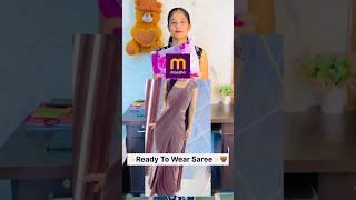 Meesho Ready to Wear Saree HaulMeesho haul #messho #messhohaul #readytowear #shorts #shortsvideo