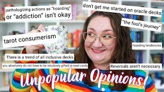 Reacting to your UNPOPULAR OPINIONS on Tarot & TarotTube!