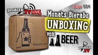 UNBOXING Beertasting.Club Monatsbox Juli - proBIER.TV - Live Talk