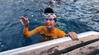 Екатерина Романова отстаивает правдоподобность фридайверских реалий на съёмках фильма «Один вдох»