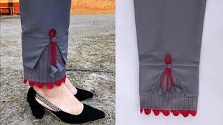 new trouser poncha design | new trouser design cutting and stitching | #nabiladressingdesigner