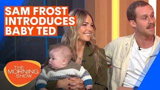 Sam Frost's new baby Ted makes first television appearance on The Morning Show