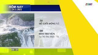 [Quốc tang Trần Đức Lương] HBTV (Đài PT-TH Hòa Bình) ident 2021 - GTCT hôm nay (5h30, 24/5/2025)