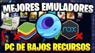 7 MEJORES EMULADORES Android para PC de BAJOS RECURSOS *SIN LAG* (1-2 GB RAM) Juegos +60FPS 2023