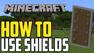 How To USE Shields in Minecraft Xbox/PE/PS/Switch