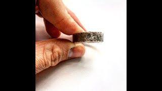 Men's silver ring ring | Mens anvil hammered silver ring | Designer ring for men | LUGDUN ARTISANS