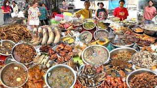 BEST Scene of Cambodian Street Food Tour – Very Delicious Grilled Fish, Pork, Khmer Soup & More