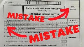 How to Fill In Czech Visa Application Form CORRECTLY!