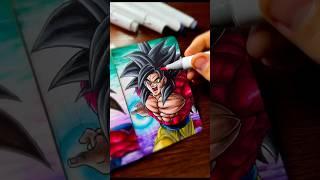 [ASMR] Drawing GOKU Super Saiyan 4 - Dragon Ball GT | WyRich #shorts