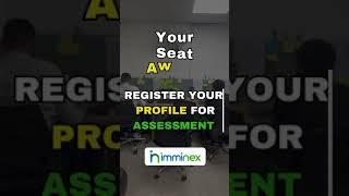 Your seat awaits Register your profile now for an assessment #Imminex #GlobalOpportunities #DreamJob