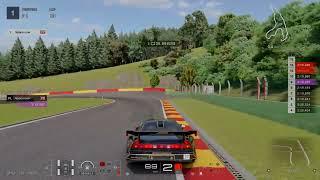 GT7 Spa Francochamps Lap Time Challenge Replay using the GR3 Honda NSX 2.18.778