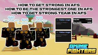 THESE ARE THINGS YOU MUST DO TO GET STRONG IN AFS  | ANIME FIGHTERS SIMULATOR