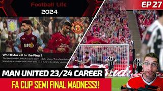 [TTB] #MANUNITED CAREER EP27 - FA CUP SEMI FINAL HAS ARRIVED! - WHEN TACTICS GO WRONG?! 