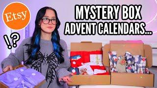 I Bought MYSTERY BOX ADVENT CALENDARS From Etsy...