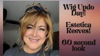 It is Estetica Reeves in an updo kind of day! Wigs are amazing and are perfect for every occasion 