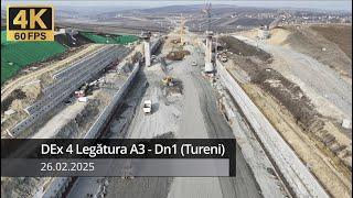 DEx 4 Legătura A3 - Dn1 (Tureni) 26.02.2025  I  filmare completă