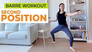 QUICK Barre Workout | MUSCLE STRENGTHENING & GOOD POSTURE (Ballet 2nd Position)