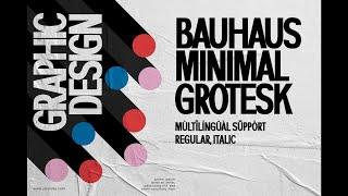 Bauhaus Sans Serif Font