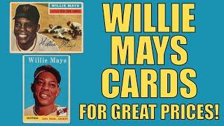 Surprisingly Great Prices on Vintage Willie Mays Cards!