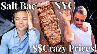 Eating at Salt Bae’s Steakhouse. A RIPOFF? Crazy Prices! Nusr-Et. NYC