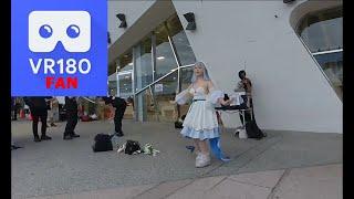 (3D VR180)2023,04 Cosplay -The dancing girl