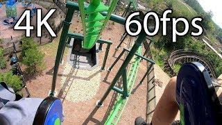 Dragonflier front seat on-ride 4K POV @60fps Dollywood