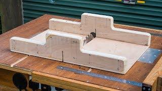 Making a crosscut sled for my homemade table saw