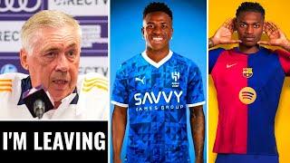 SHOCK! Ancelotti and Vinicius will LEAVE Real Madrid?! BARCELONA WANTS LEAO!