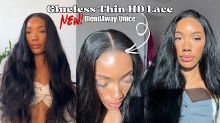 NEW ULTRA THIN HD BLENDAWAY LACE WIG|100% GLUELESS FOR BEGINNERS  | Unice x LovelyBryana