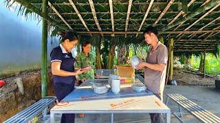 Small shop after 3 days of active construction: Building a stove, buying furniture - NHAT's dream