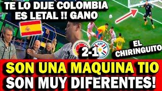 ESPAÑOLES DEL CHIRINGUTO ENLOQUECEN POR COLOMBIA VS PARAGUAY !!VISTE DE LETALES QUE SON !UNA MAQUINA