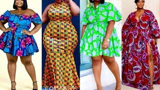 Plus Size Ankara Dress Styles for Ladies /beautiful & Unique Ankara gown styles for plus size ladies