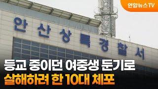 등교 중이던 여중생 둔기로 살해하려 한 10대 체포 / 연합뉴스TV (YonhapnewsTV)