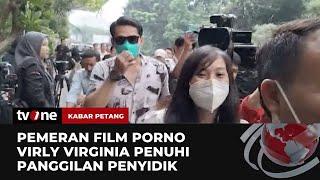 Pakai Masker, Virly Virginia Penuhi Panggilan Polisi Terkait Kasus Produksi Film Porno | tvOne