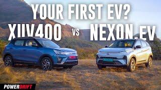 The Best Electric Car Under ₹20 lakh — Tata Nexon EV vs Mahindra XUV400 | PowerDrift