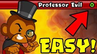 Easily Beat the NEW Professor Evil Challenge... (Bloons TD Battles)