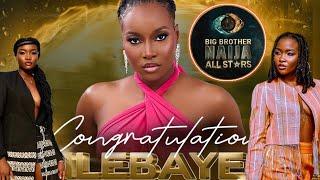 Ilebaye Wins BBNaija (Big Brother Naija) All Stars Edition 2023 And Grand Prize Of 120M Naira & More