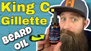 King C. Gillette Beard Oil - Review!