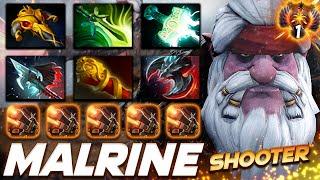 Malrine Sniper Top 1 Rank Shooter - Dota 2 Pro Gameplay [Watch & Learn]