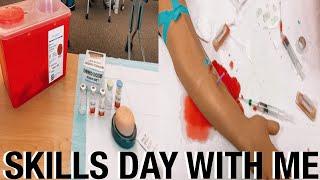 SKILLS DAY WITH ME & FIRST IV INSERTION?!