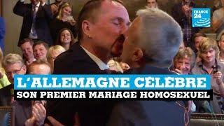 L'Allemagne célèbre son premier mariage homosexuel