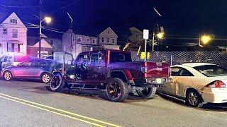 DRUNK JEEP DRIVER WRECKS 7 CARS