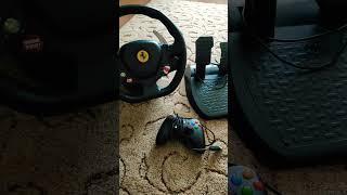 руль Thrustmaster ferrari 458 для xbox 360 и ПК #руль #дляxbox360